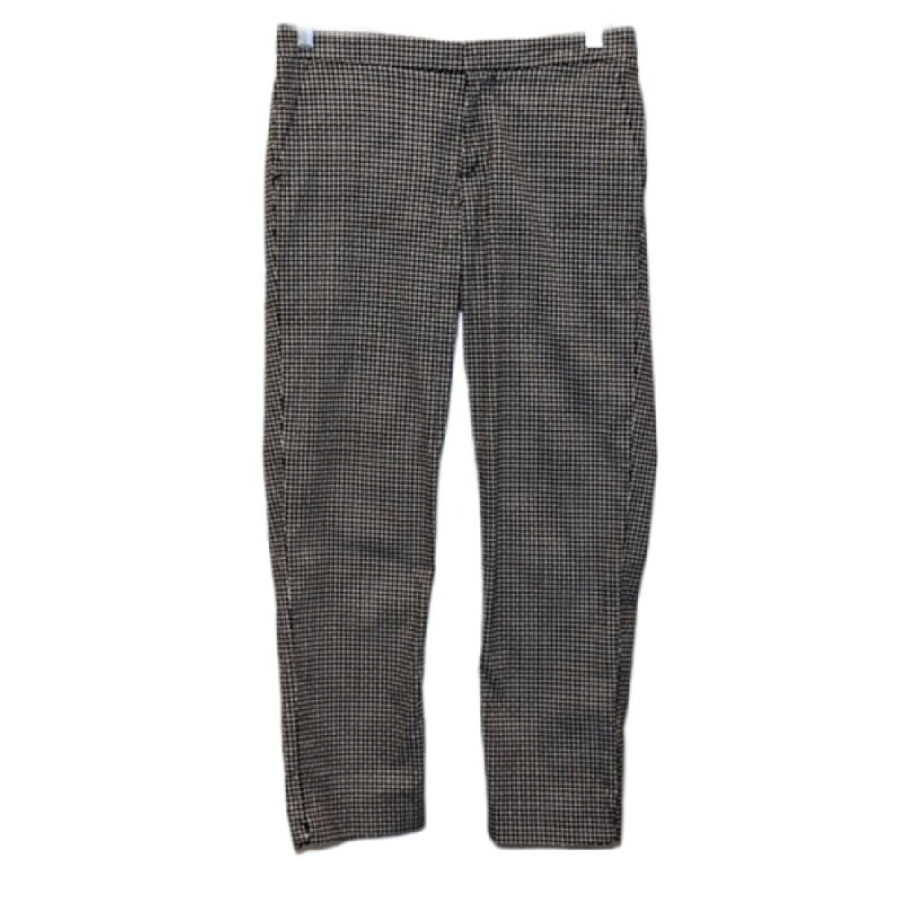 Tommy Hilfiger Harper Slim Crop Pants Geometric Print Capri Trousers Size 2